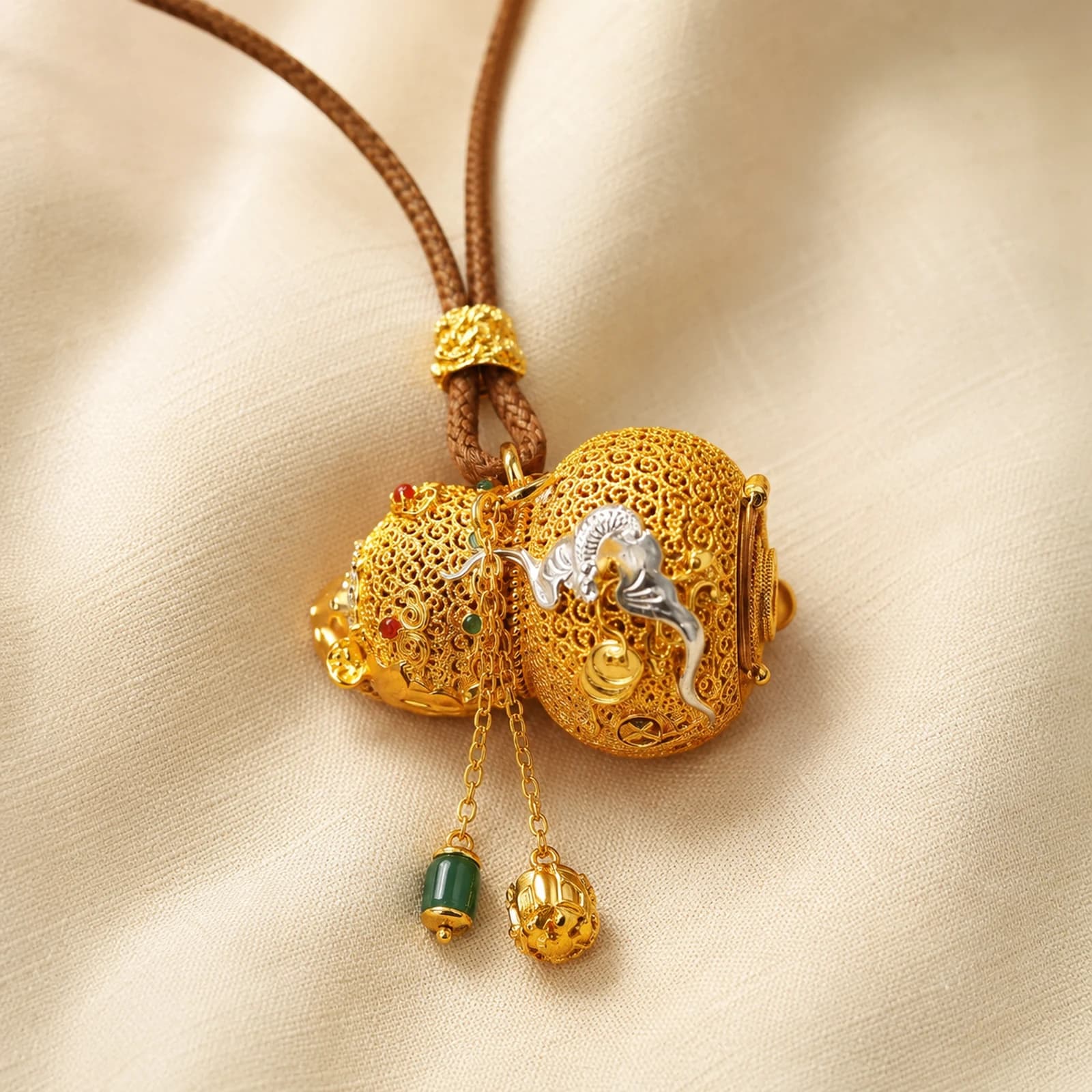 Mother-of-Pearl Heritage Pendant alternate angle