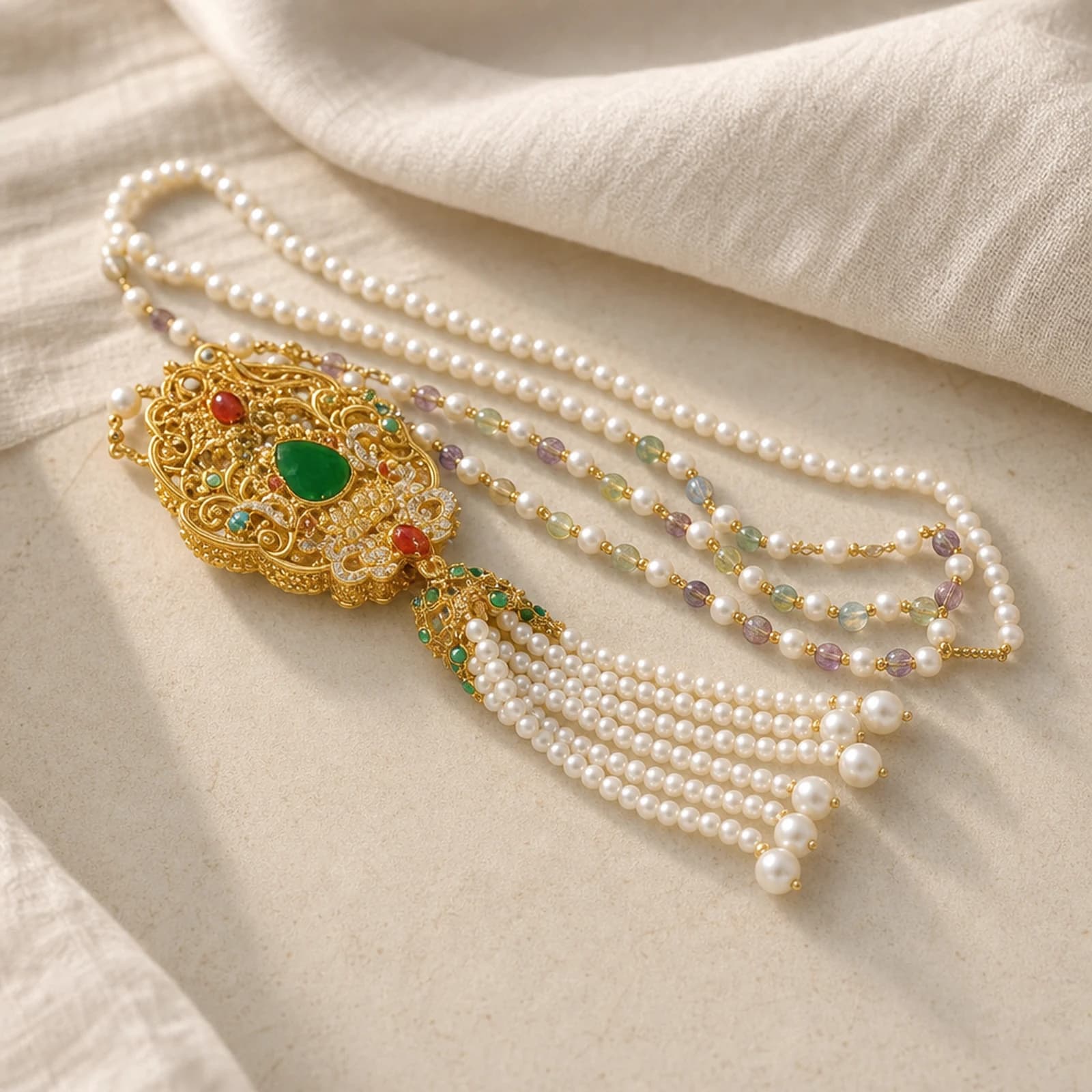 Pearl Heritage Pendant alternate angle