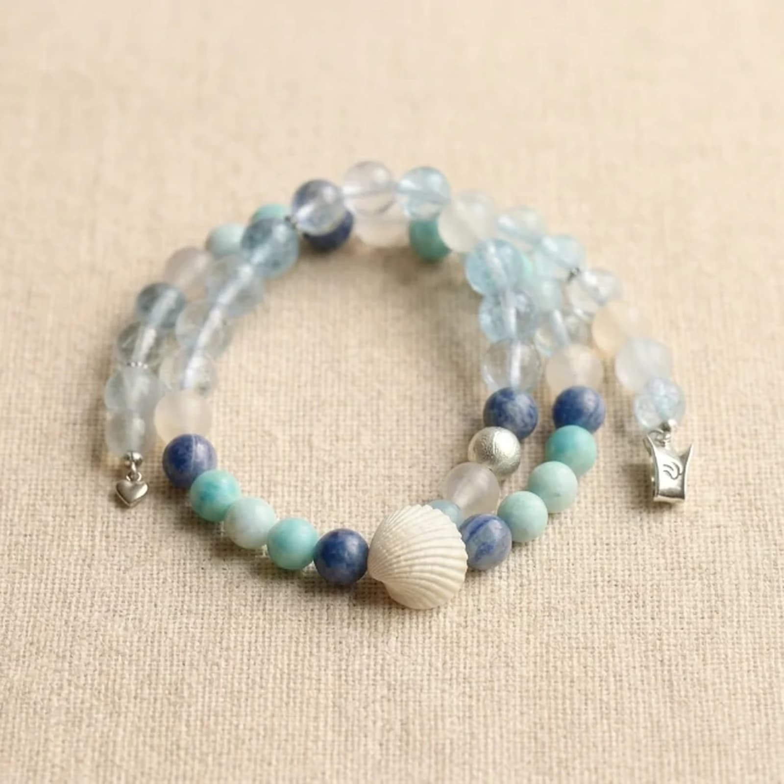 YIS-07 Lavender Summer Relax Bracelet On body image
