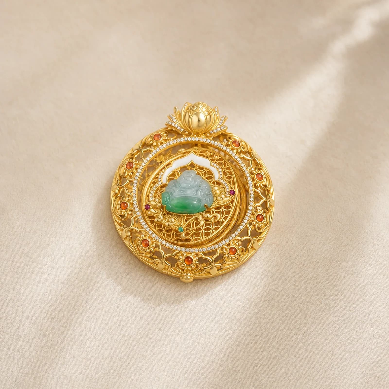 Gold Filigree Heritage Pendant collection card image
