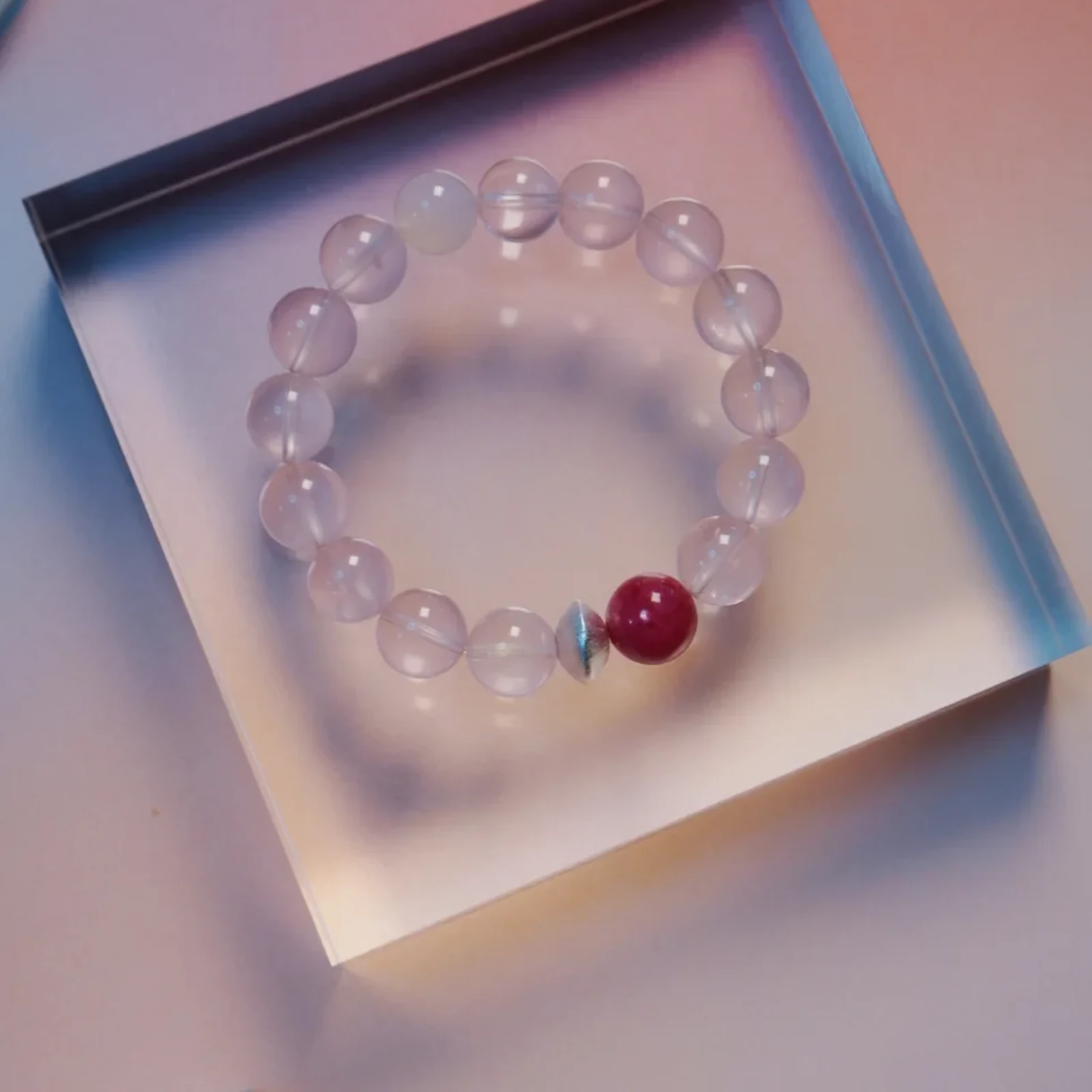 YIS-13 Early Autumn Peach Bracelet Angle image