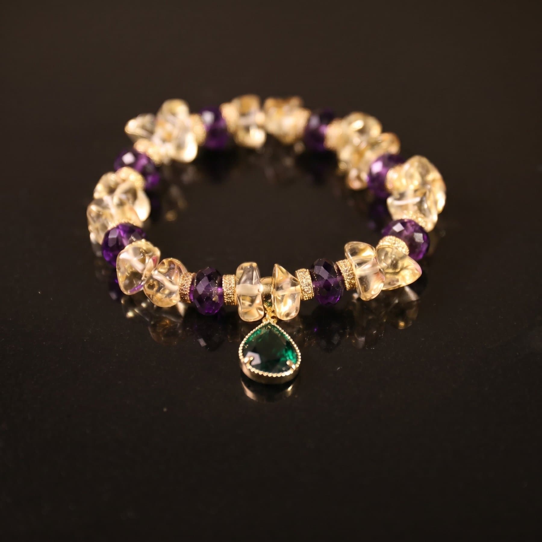 Sunlit Earth Amber Bracelet