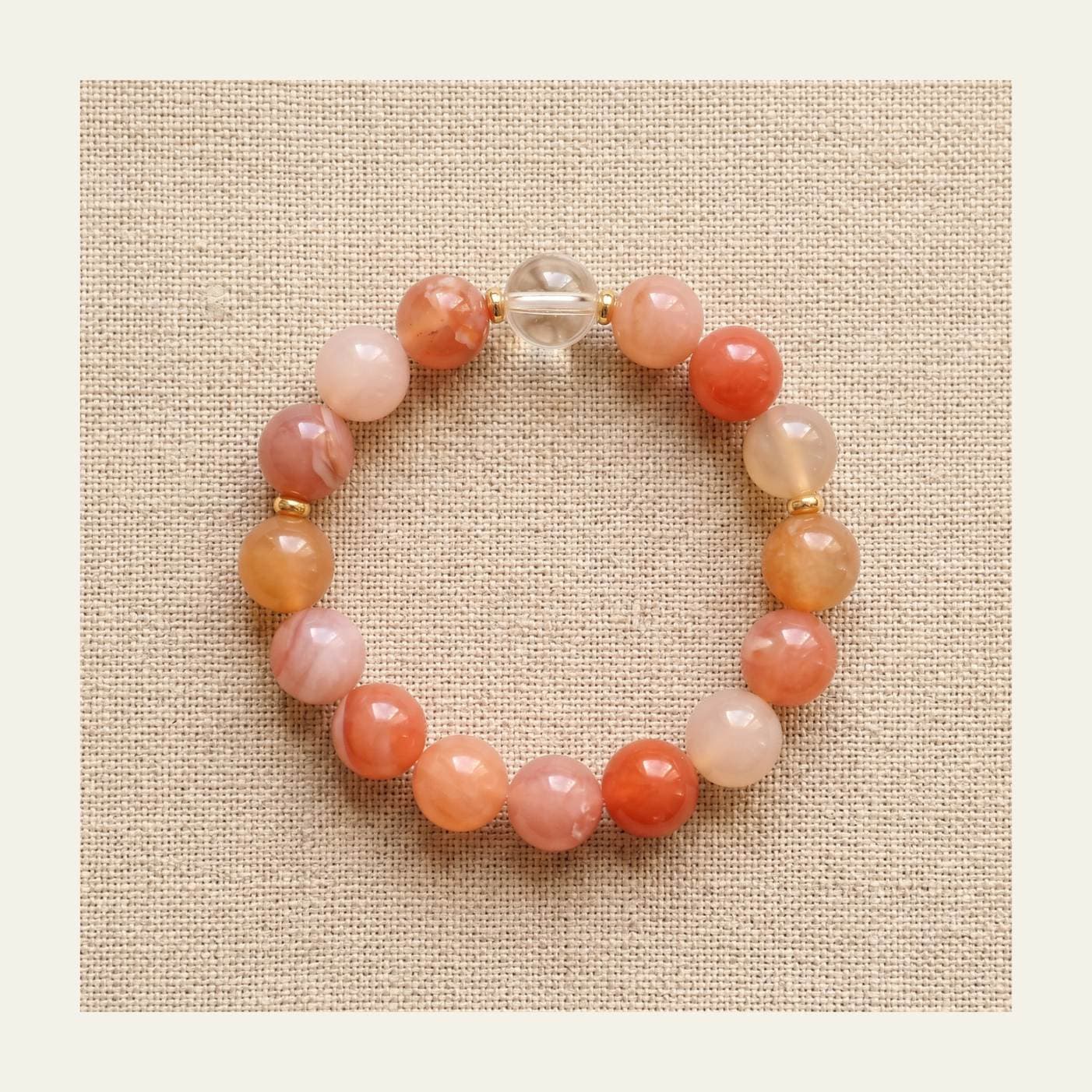 Dawn Bloom Agate Bracelet