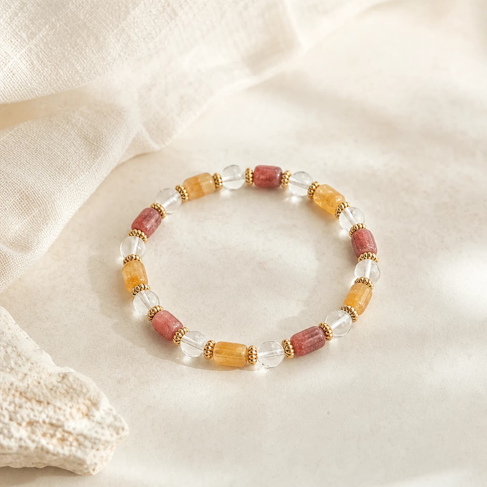 Fire Quartz Barrel Necklace collection card image