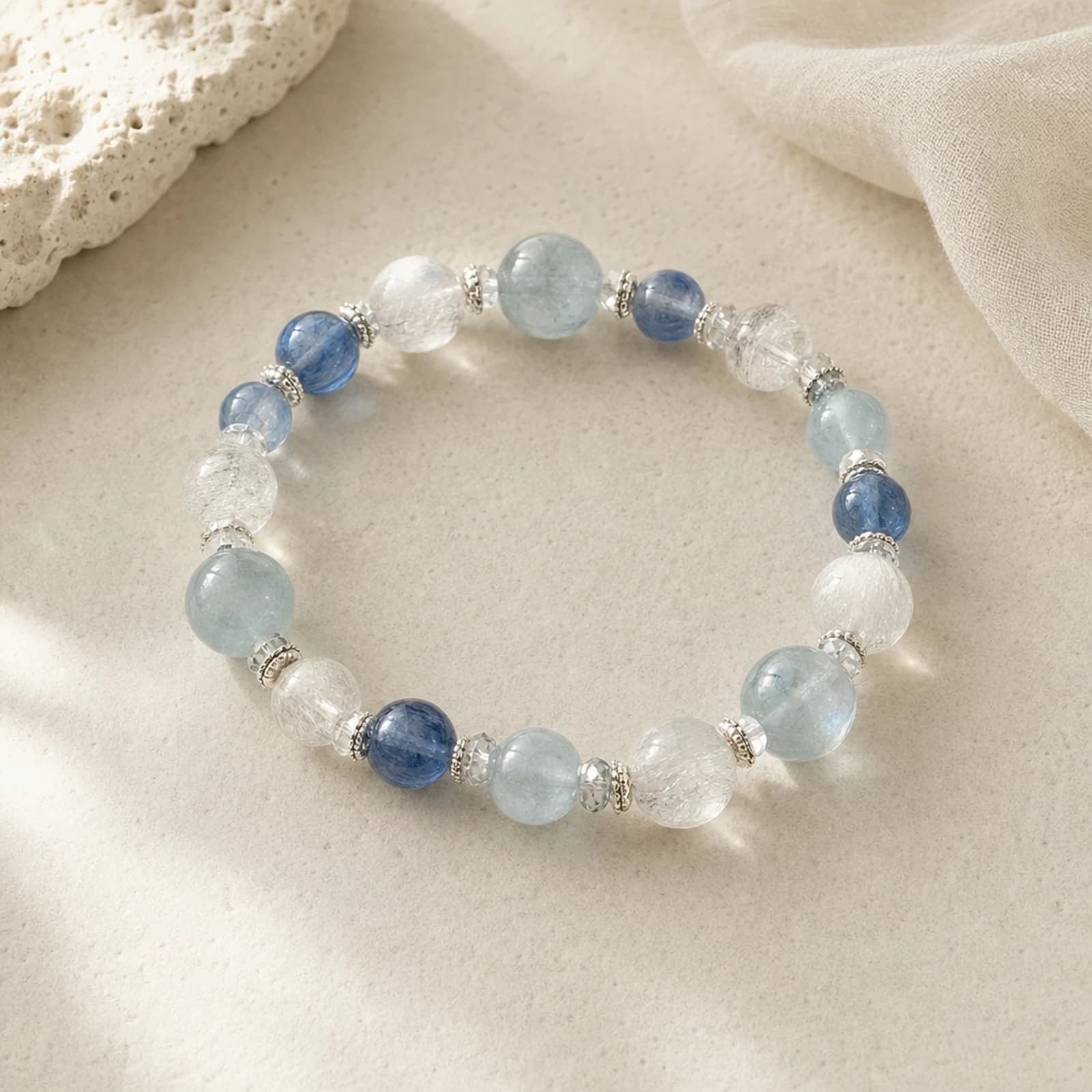 Kyanite White Quartz Bracelet collection card image