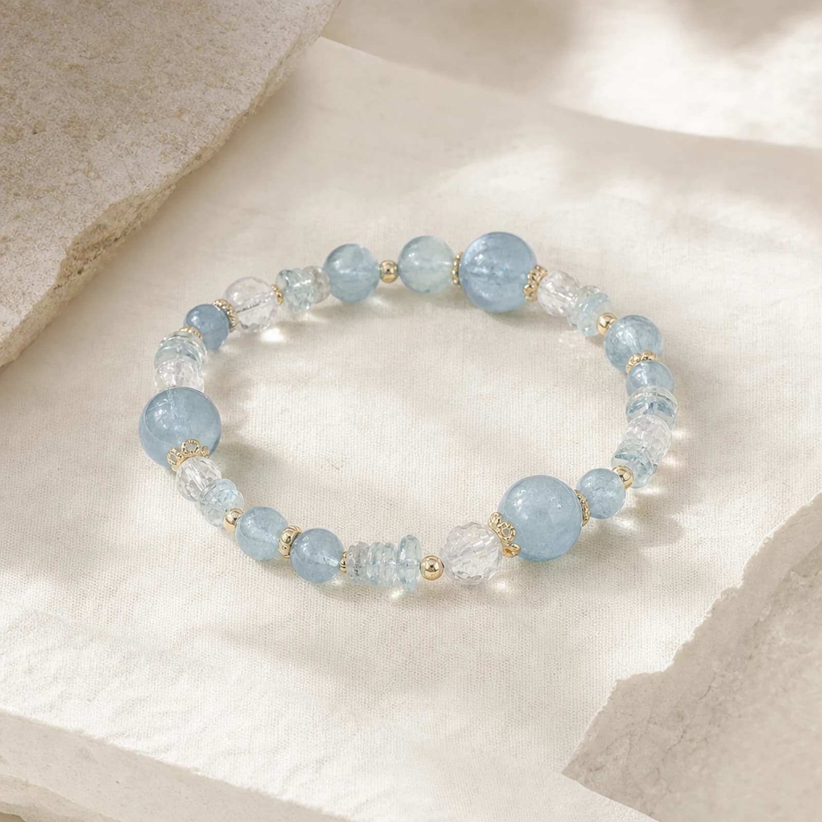 Aquamarine Silver Bracelet collection card image