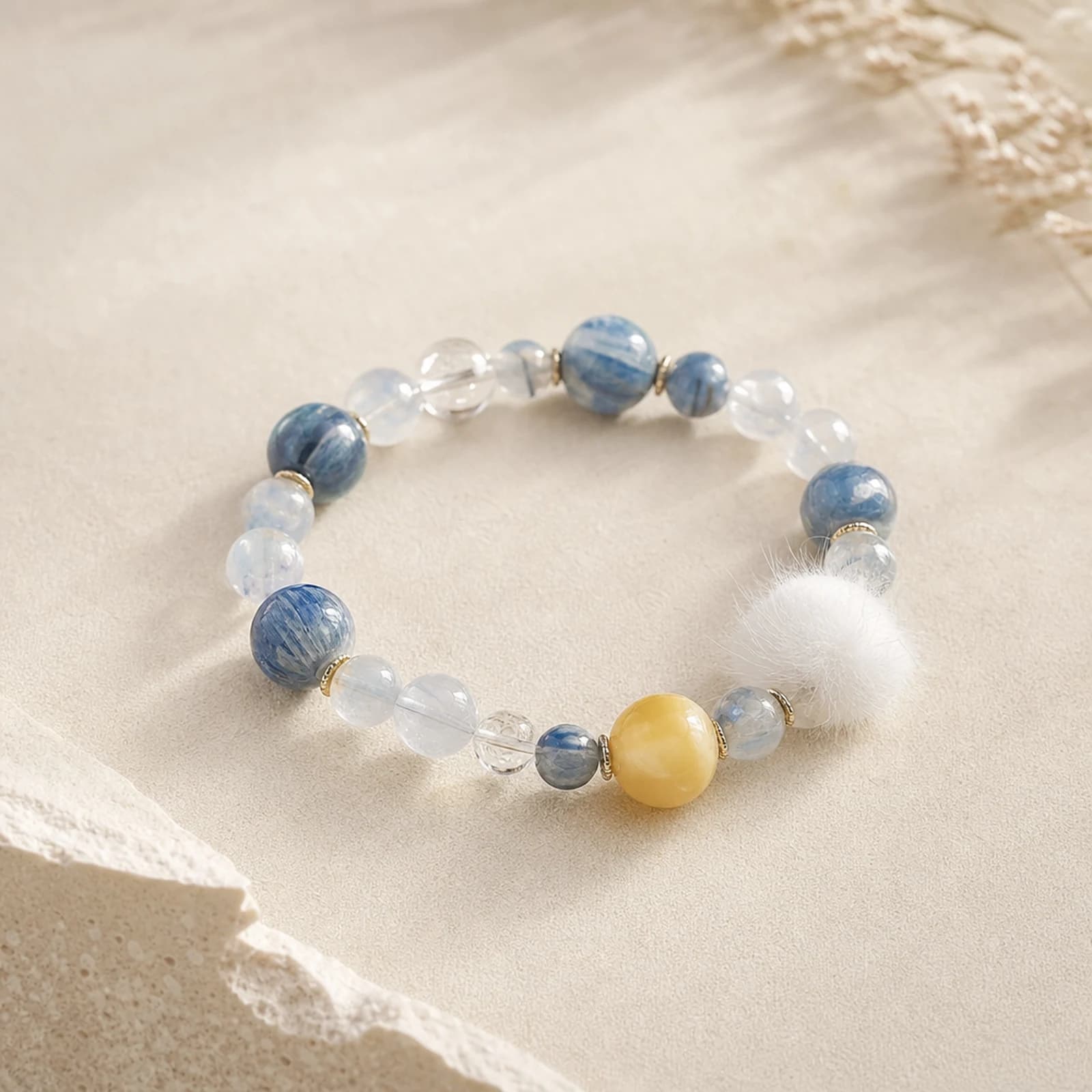 Kyanite Amber Bracelet collection card image