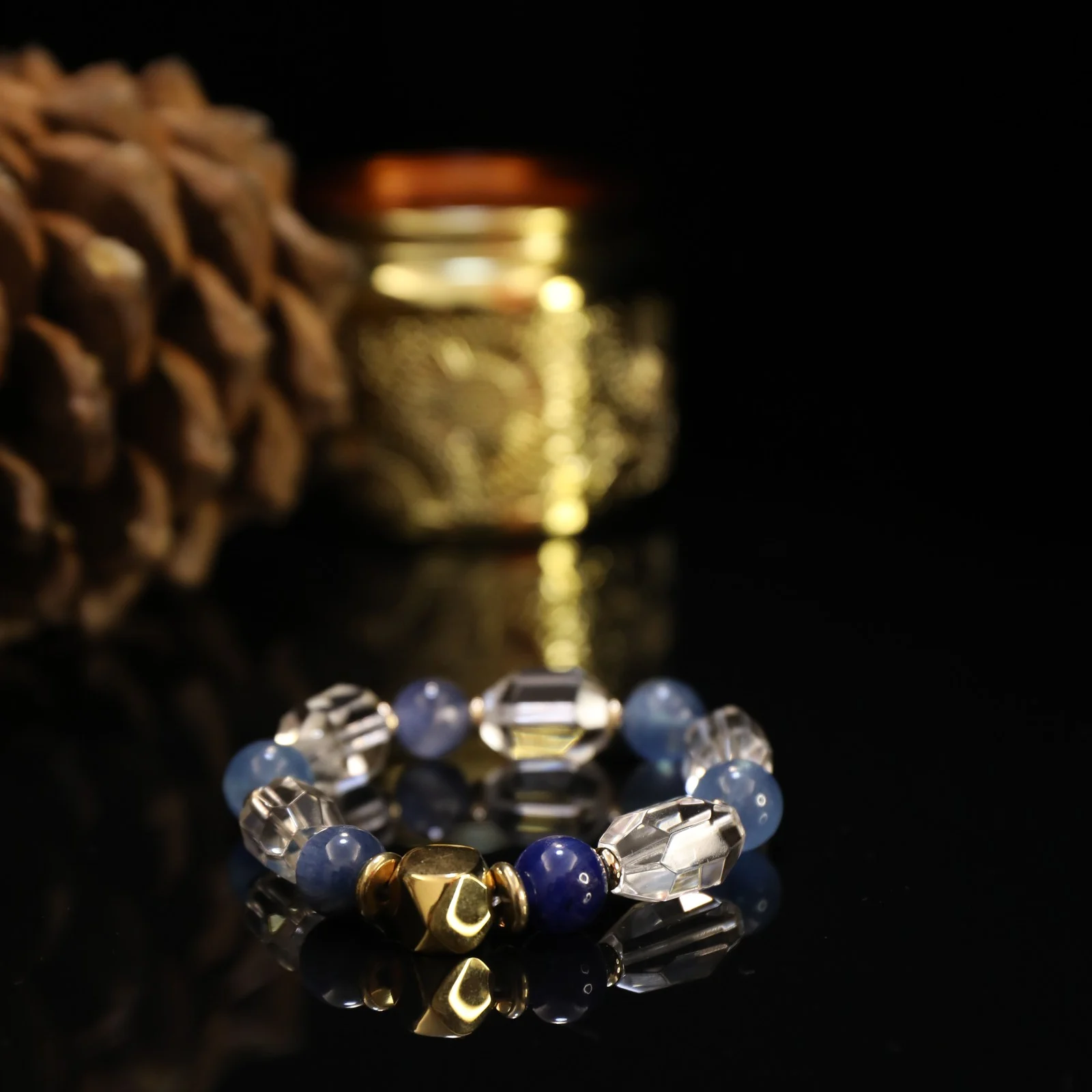 Aquamarine Kyanite Bracelet