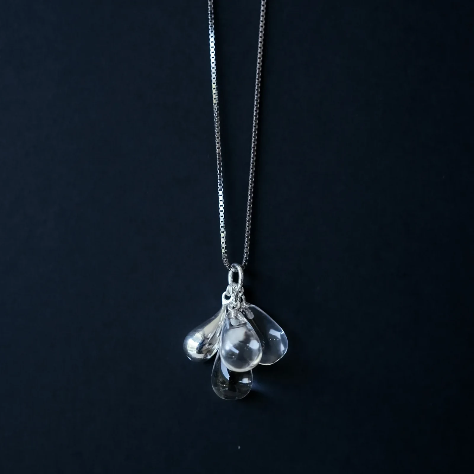 Clear Quartz Necklace - angle-01